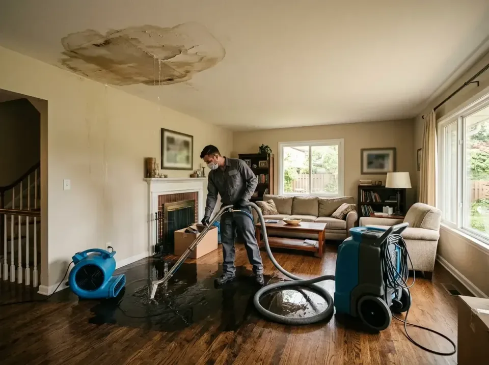 attic-pipe-burst-ceiling-drip-008 — frequently asked questions, Water Damage Restoration & Carpet Care in Hamlet, NC